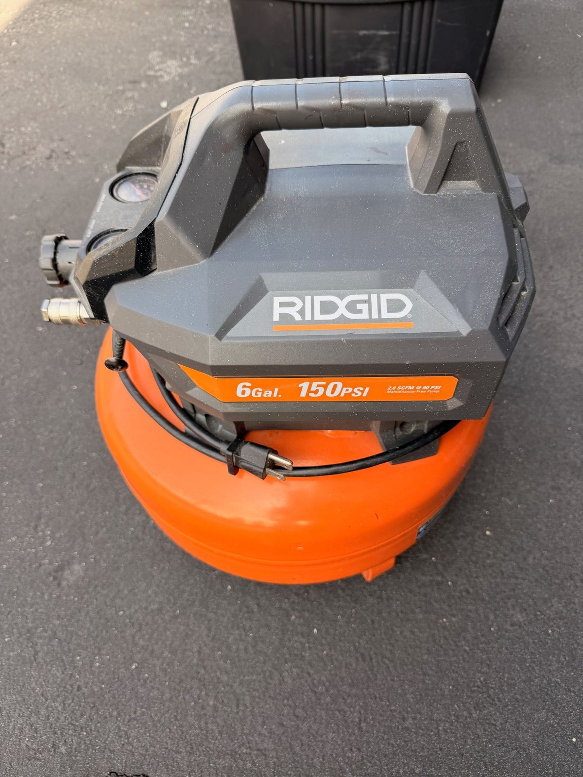 RIDGID 6 Gallon Pancake Air Compressor 150 PSI OF60150HBT
