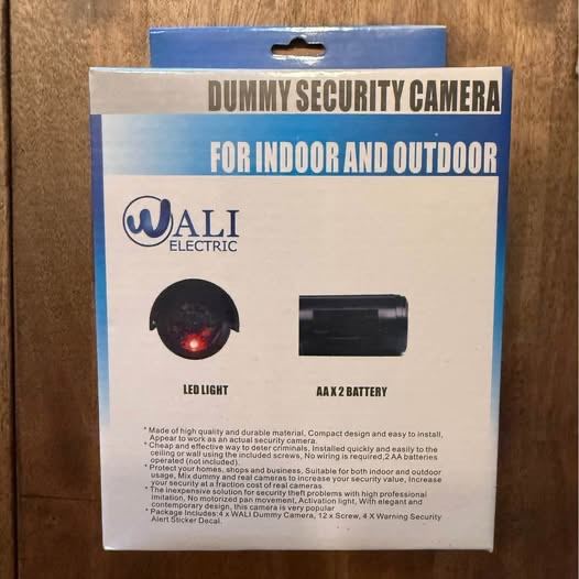 WALI Electric Dummy Security Camera - New in Box (Multiple Available)